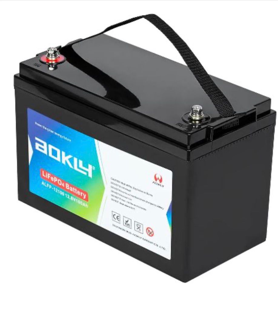 Batería de Litio Aokly 12,8V 100Ah LiFePO4 con Bluetooth